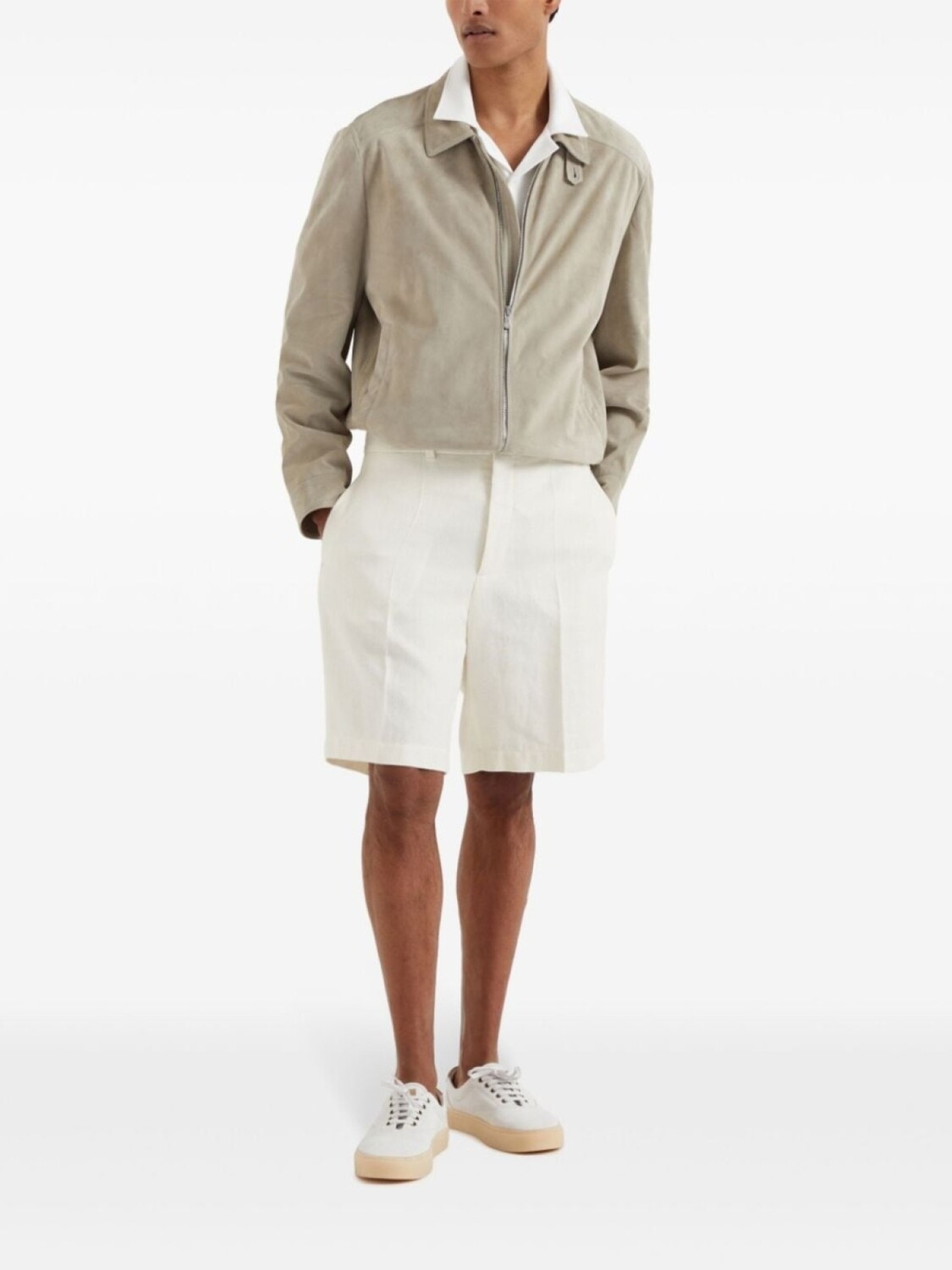 

Brunello Cucinelli куртка на молнии, зеленый