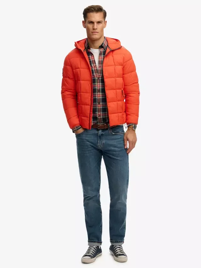 Пуховая куртка, ярко-оранжевого цвета Superdry — фото 3
