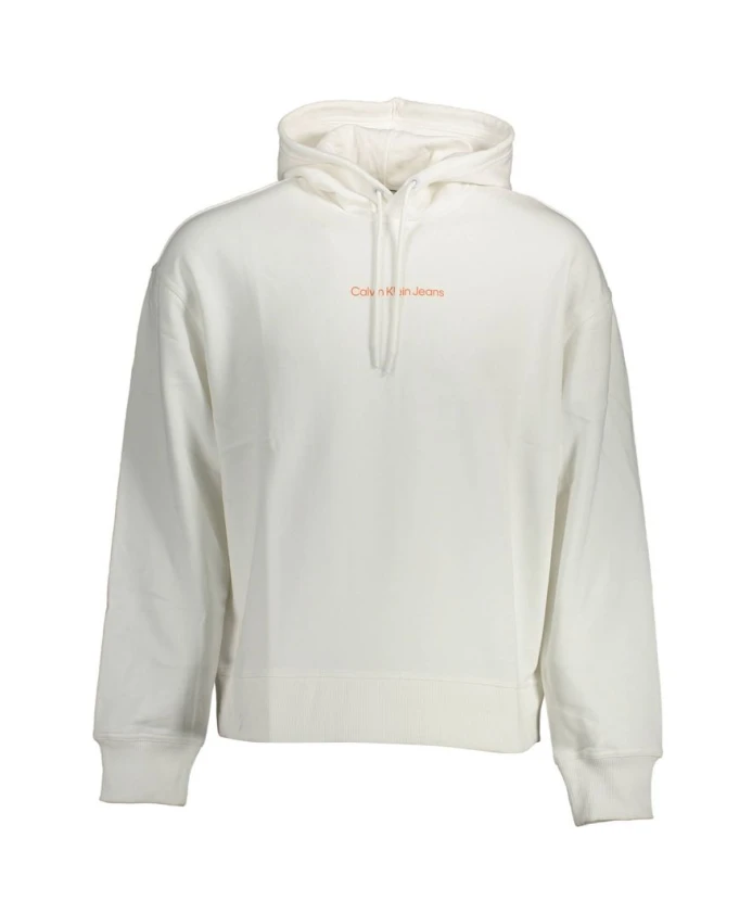 

Хлопковая толстовка с логотипом Calvin Klein, белый