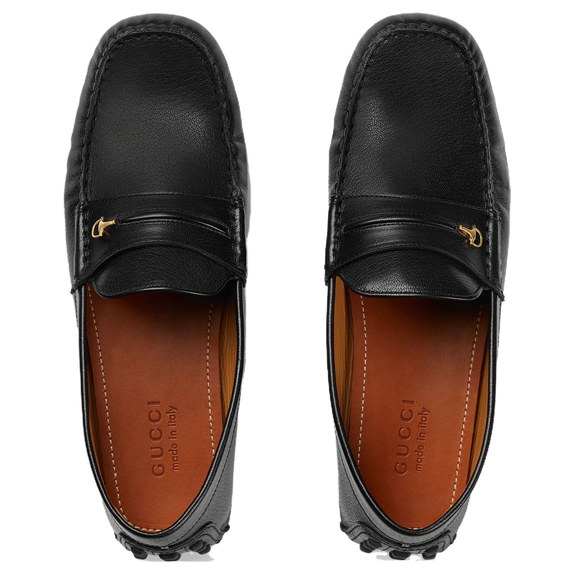 

Водительские лоферы 'Horsebit Black' GUCCI