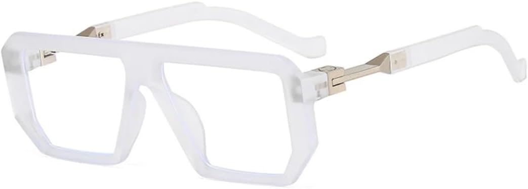 

Солнцезащитные очки для мужчин и женщин - защита UV400 - маленькая оправа, цветные линзы Jelly Color, для занятий спортом на открытом воздухе и вождения DSVIGF, Transparent Clear