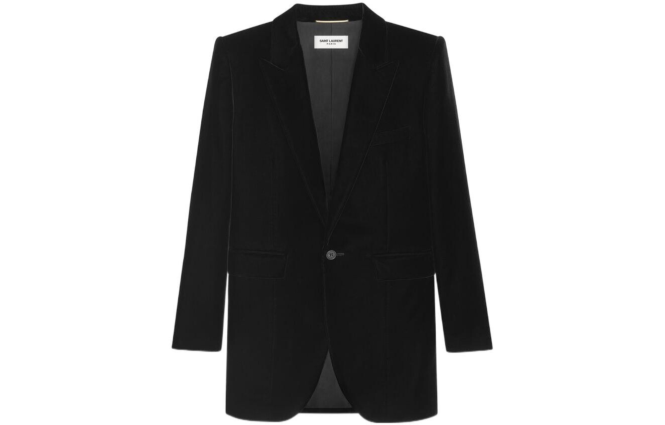 Пиджак женский Saint Laurent классический, черный