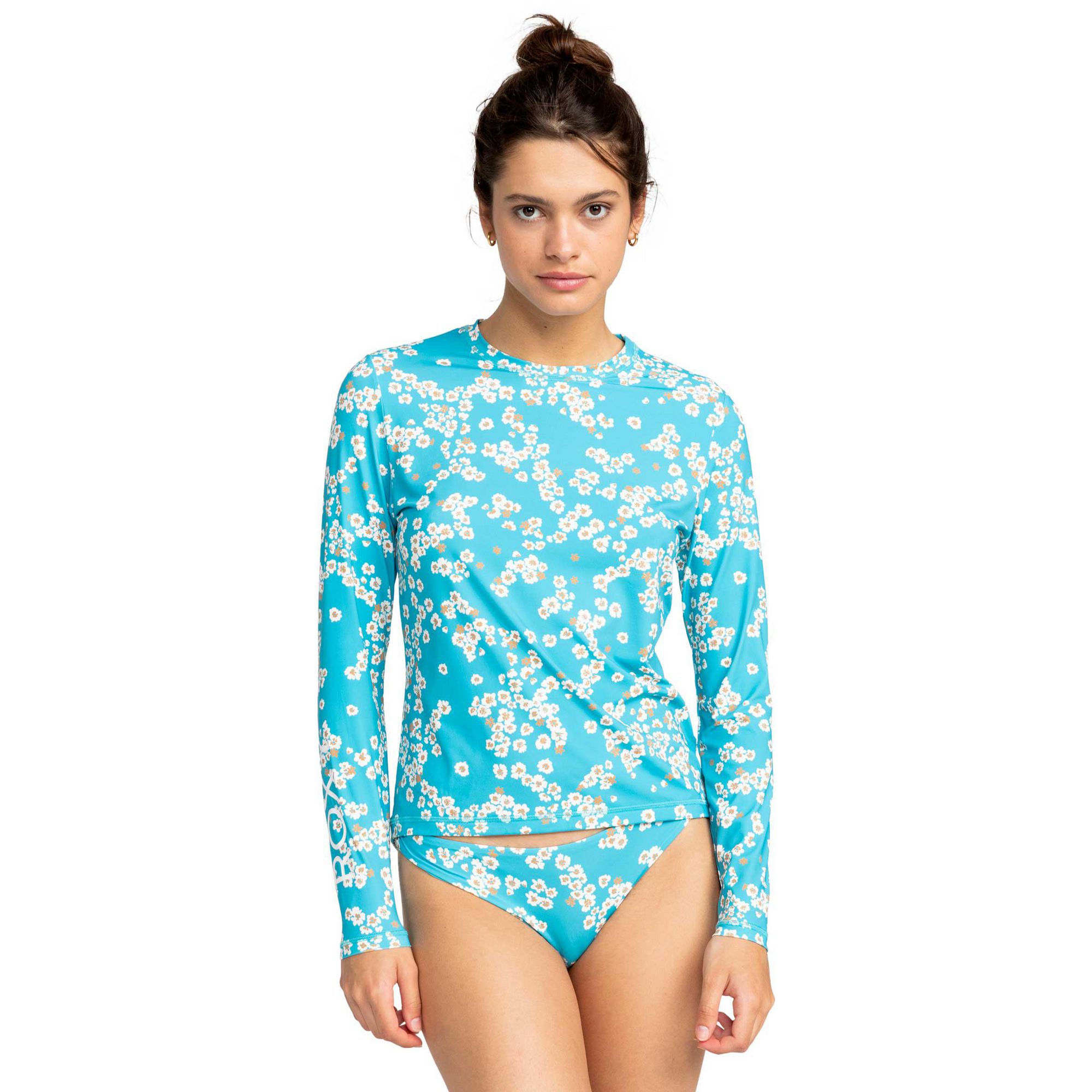 

Женская футболка для морских прогулок Sea Skippin PY из лайкры Rashguad ROXY, Maui Blue Margarita, Серый, Женская футболка для морских прогулок Sea Skippin PY из лайкры Rashguad ROXY, Maui Blue Margarita