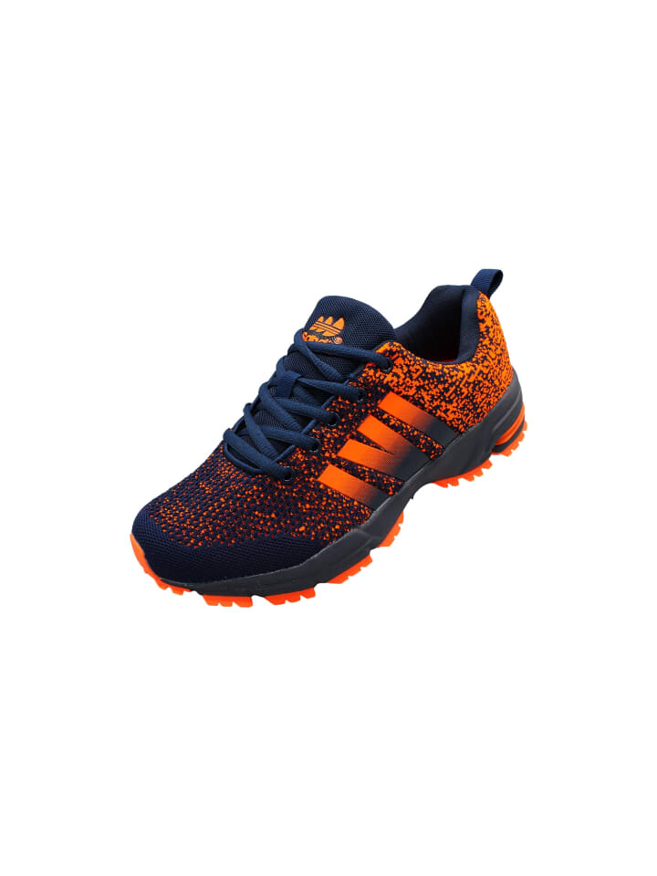 

Кроссовки на шнуровке planetshoes Sneaker, цвет Blau/Orange, Оранжевый, Кроссовки на шнуровке planetshoes Sneaker, цвет Blau/Orange