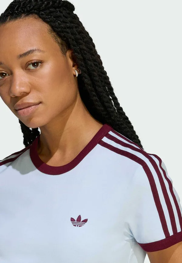 Трикотажное платье 3s Adidas Originals, Crystal Sky Maroon — фото 3