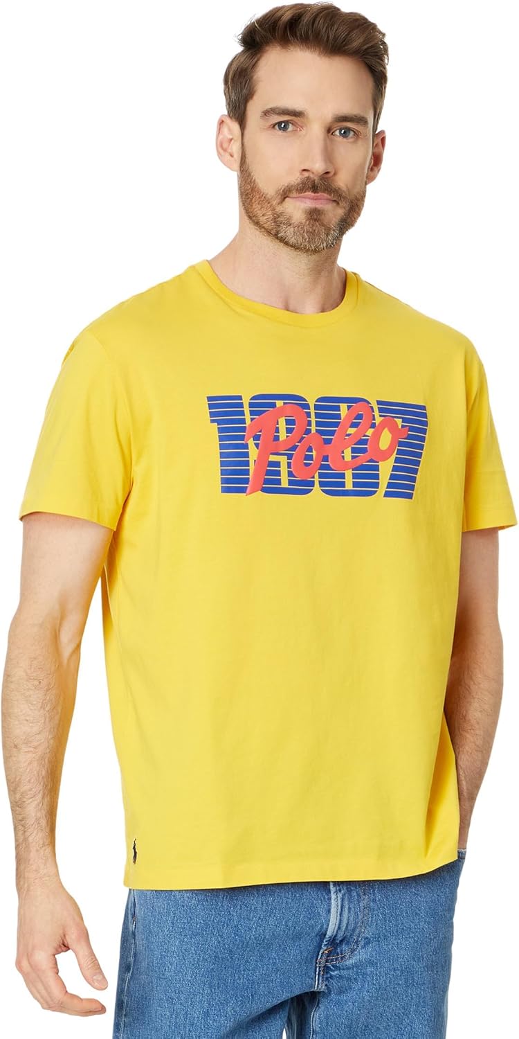 

Мужская футболка POLO RALPH LAUREN Classic Fit с логотипом, Canry Yllw