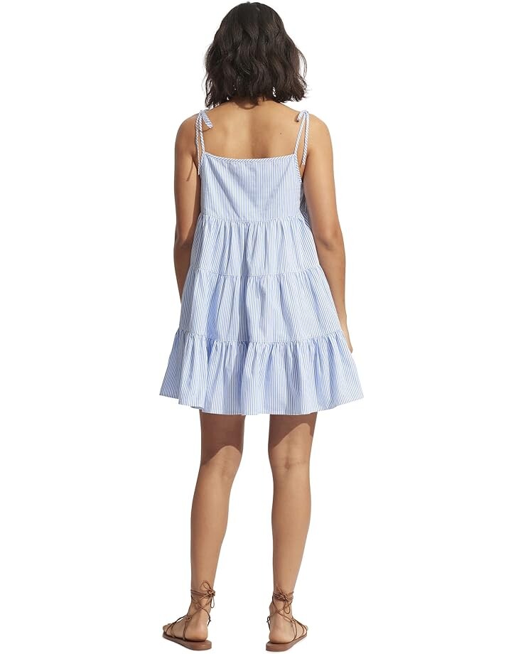 

Платье Seafolly Beach Edit Henley Stripe Mini Dress, цвет Blue/White