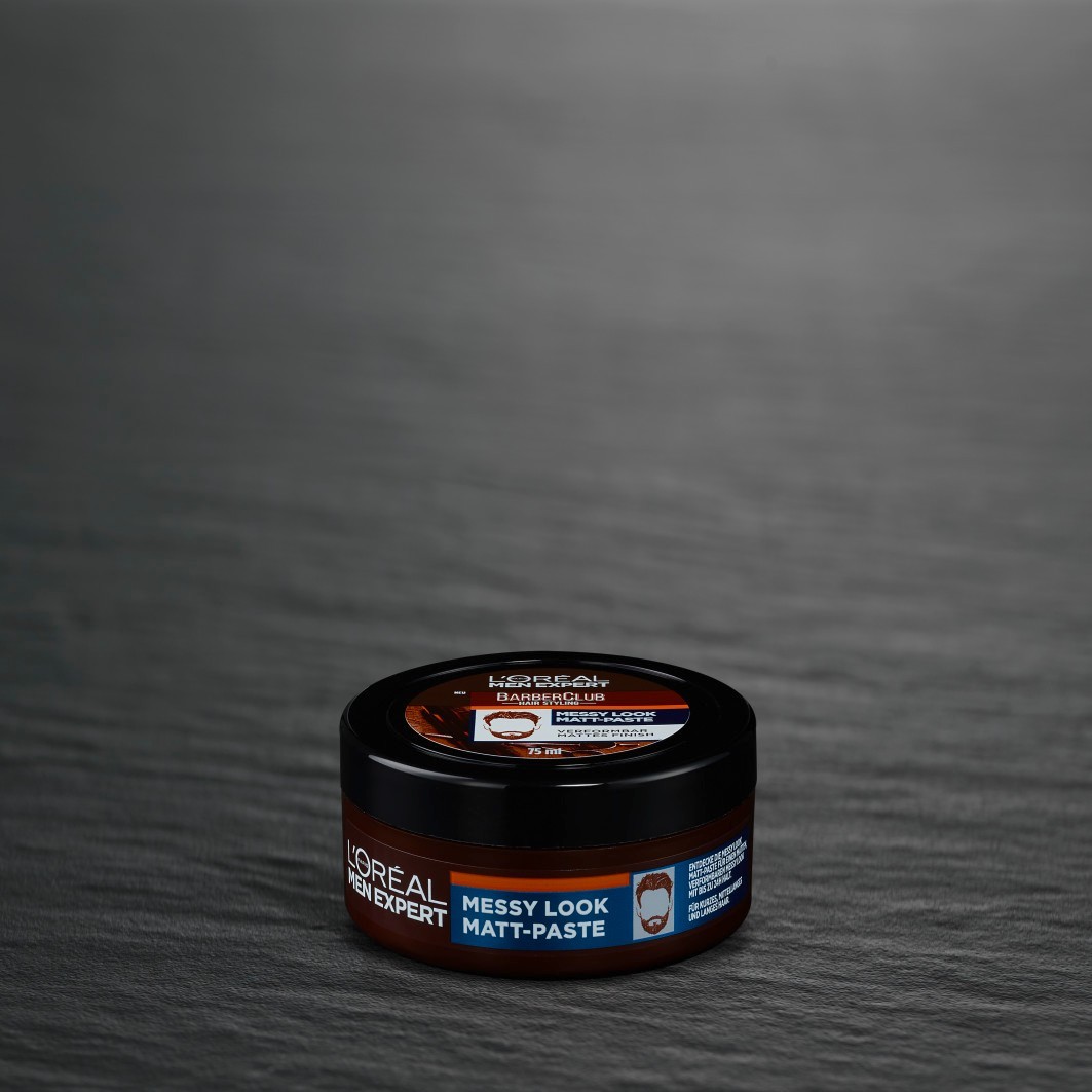 Воск для волос barber club messy look matt paste L Oreal Men Expert, объем 75 мл — фото 4
