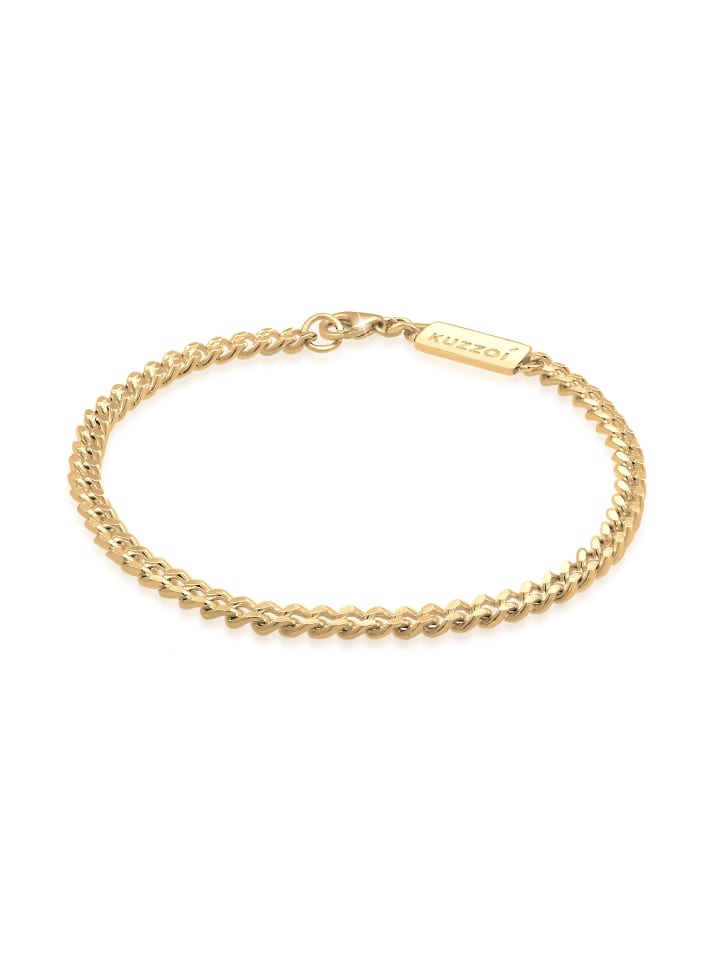 

KUZZOI Браслет из серебра 925 пробы с золотым покрытием