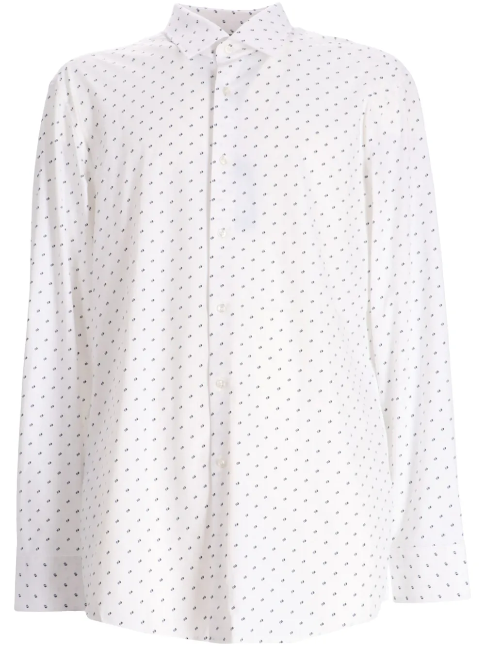 

Рубашка с узором Boss, белый