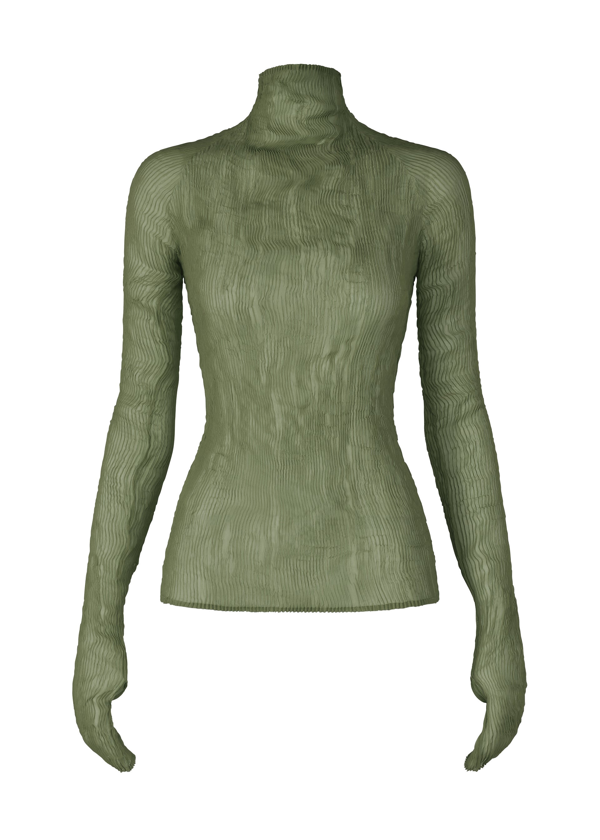

Топ chiffon twist 3 Issey Miyake, зеленый
