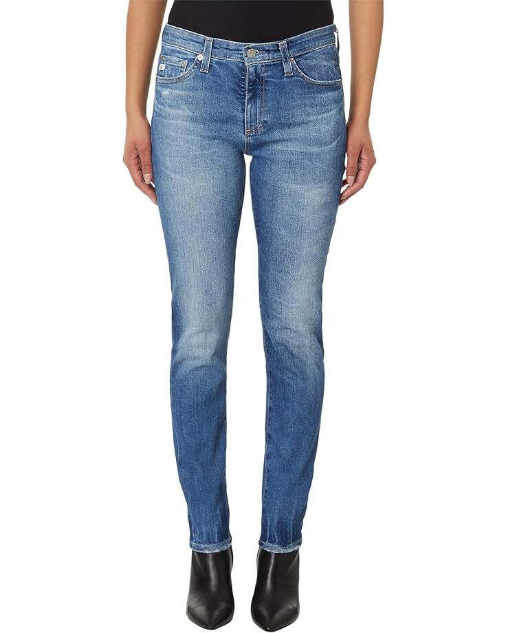 

Джинсы AG Jeans Prima Mid-Rise Cigarette Ankle in 13 Years Ithaca, цвет 13 Years Ithaca