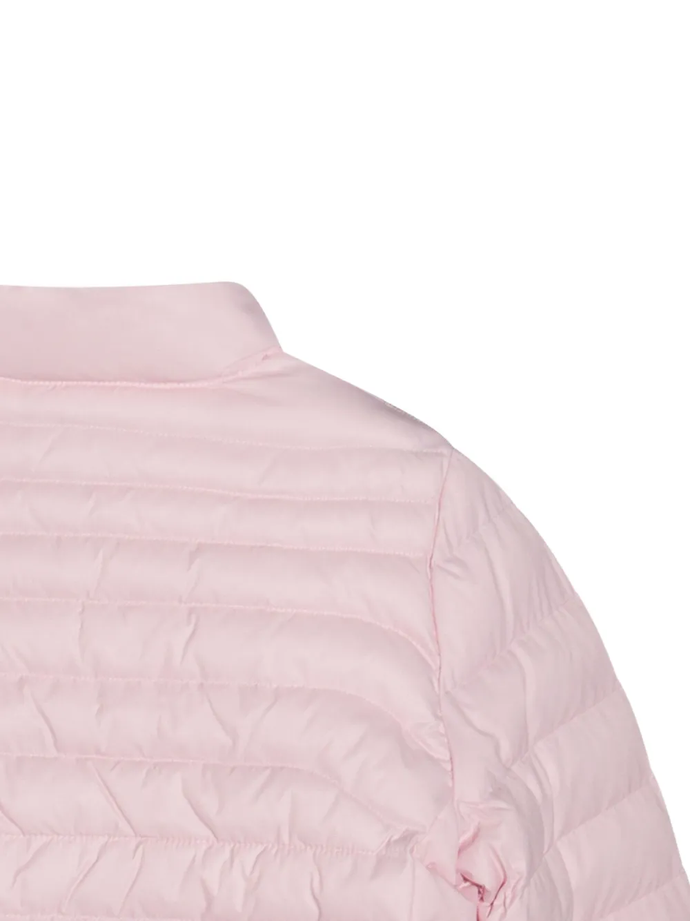 Стеганый пуховик на молнии POLO RALPH LAUREN KIDS, розовый — фото 4