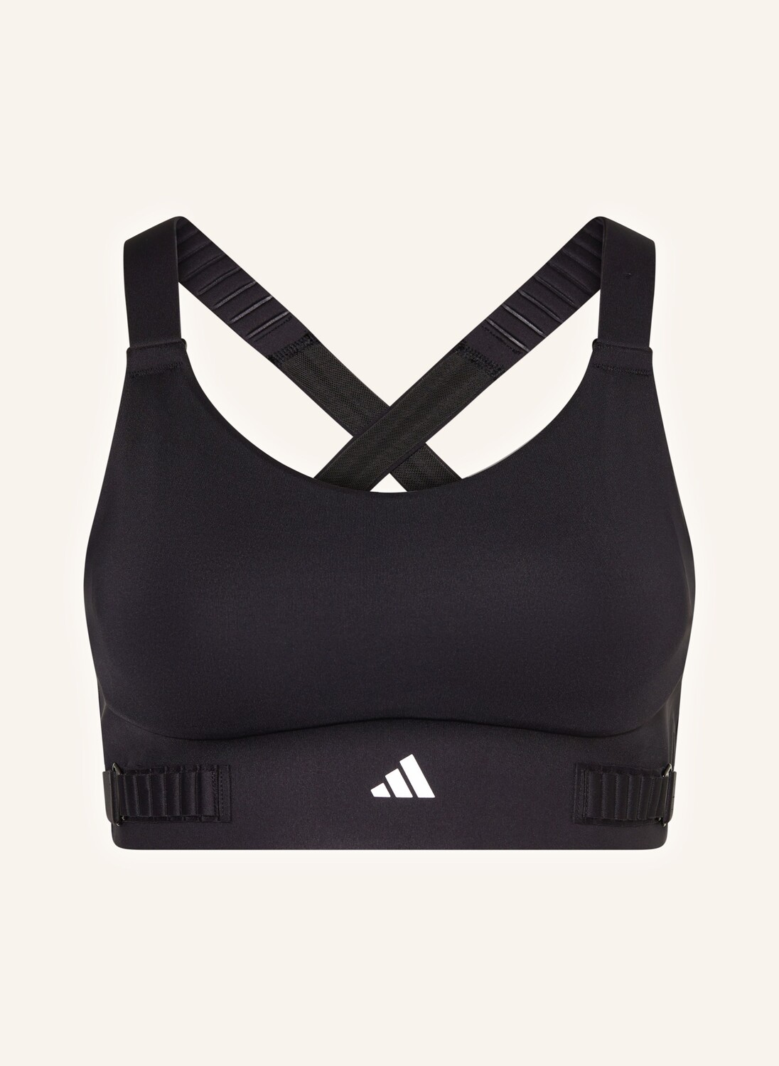 

Спортивный бюстгальтер fastimpact luxe run Adidas, черный