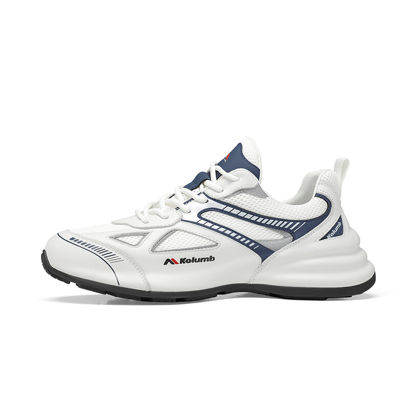 

Кроссовки мужские треккинговые Hiking / Trekking Shoes Men Low-Top Kolumb, белый/синий