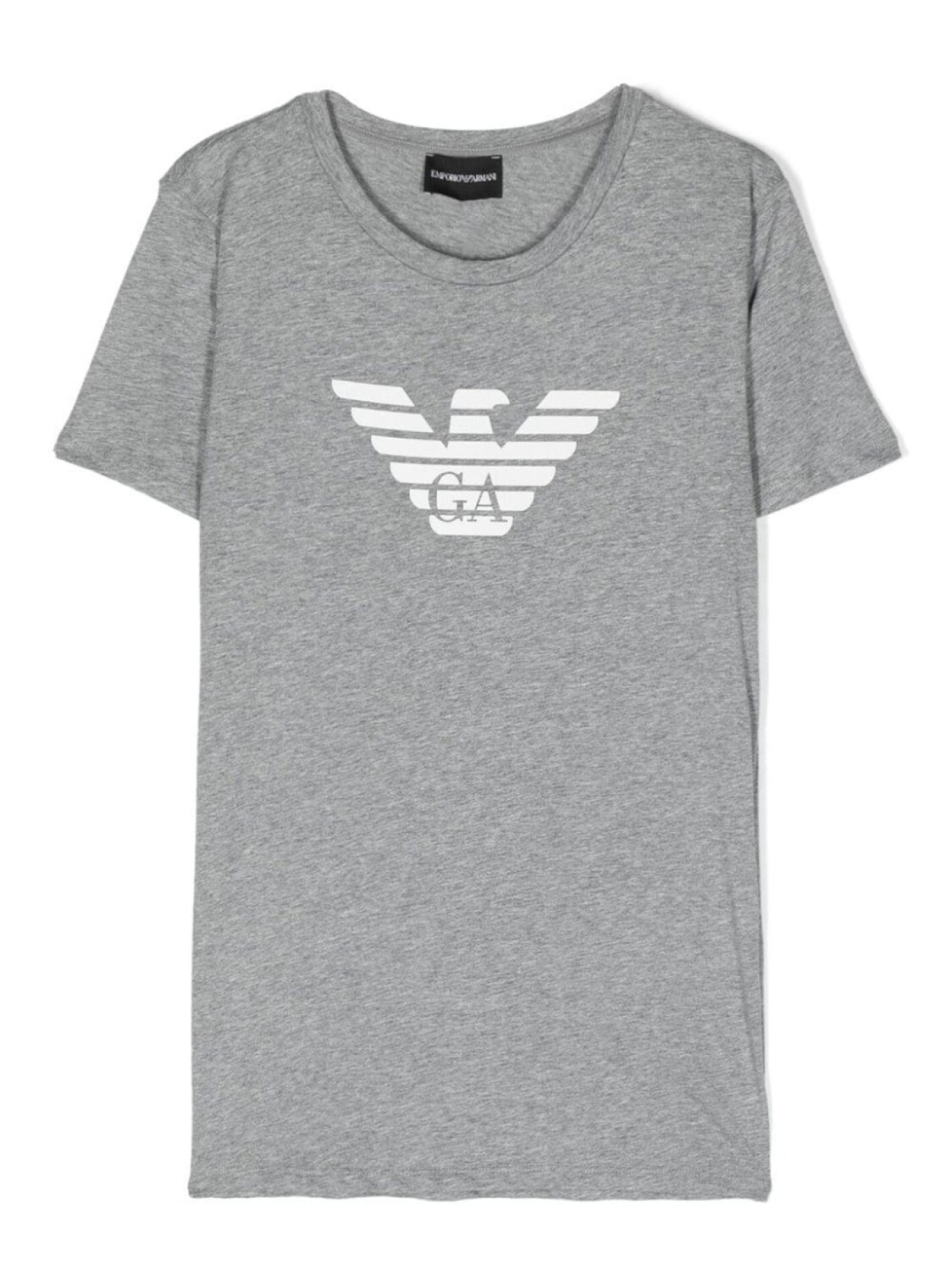 

Emporio Armani Kids футболка с логотипом, серый