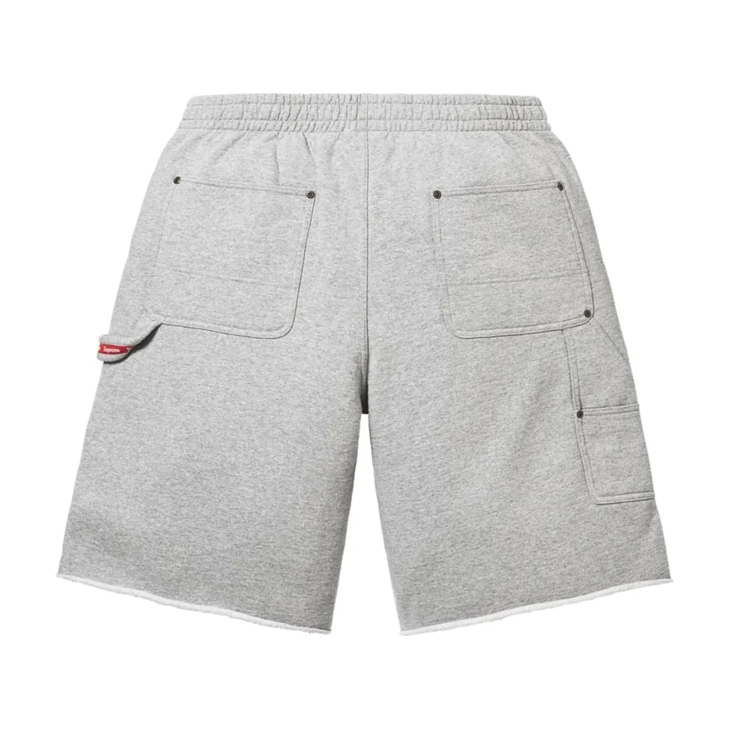 Спортивные шорты Supreme SS26 Double Knee Painter Sweatshort 'Heather Grey' SUP-SS26-204-GRY, серый — фото 2