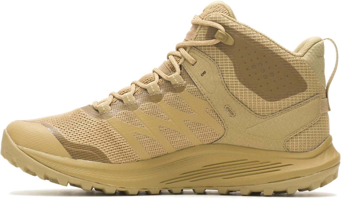 Мужские ботинки Merrell Nova 3 Tactical Mid Waterproof, Dark Coyote — фото 3