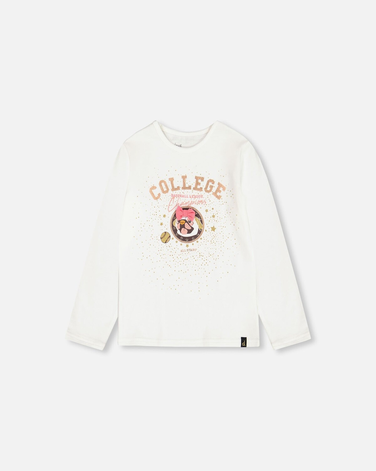 

Футболка из органического хлопка с принтом Off White Deux par Deux