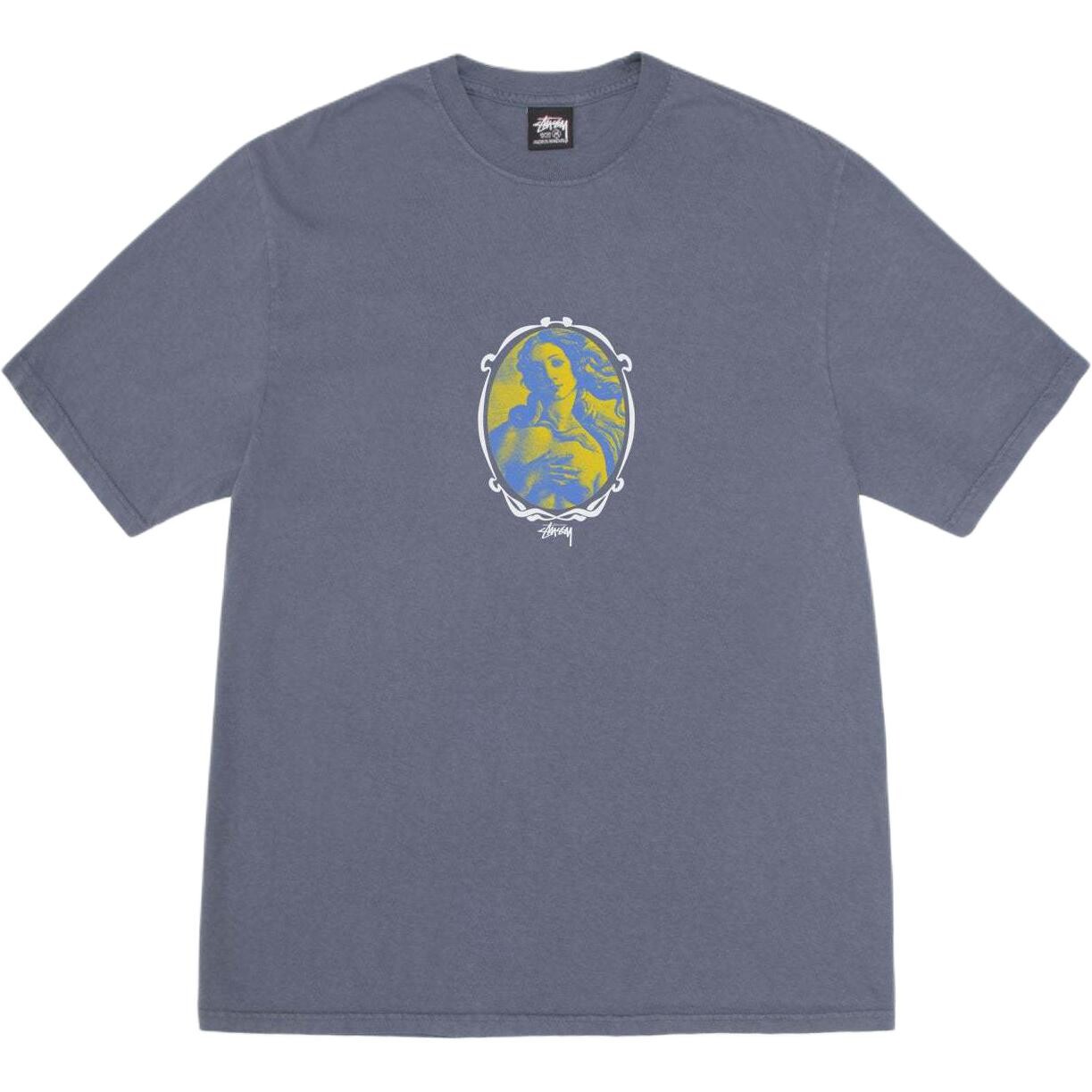 Футболка Venus Oval Pigment Dyed Stussy, цвет Coral — фото 3