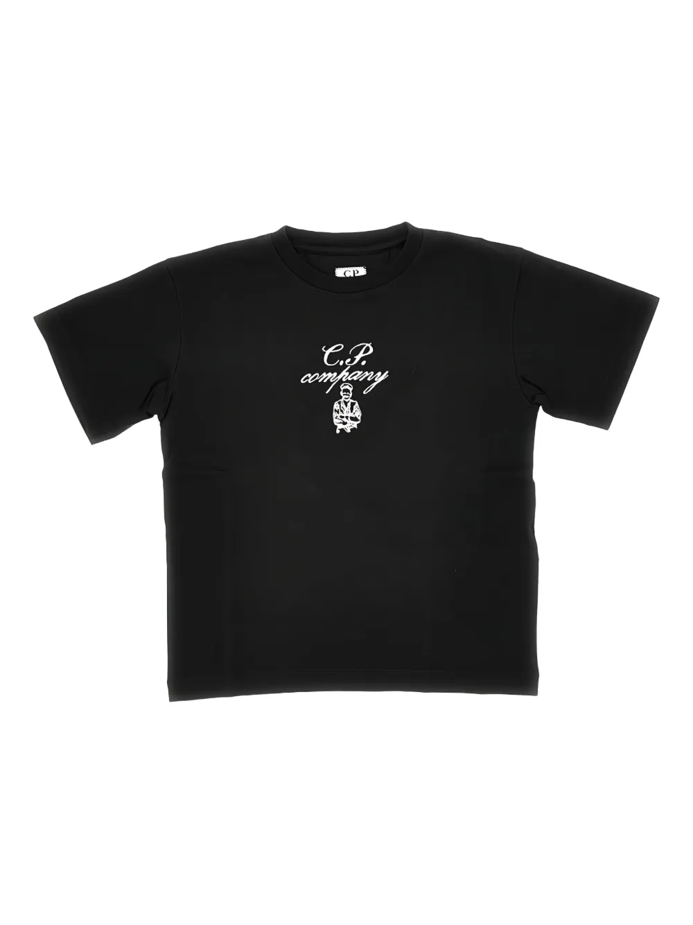 

Футболка с графичным принтом C.P. Company Kids, черный