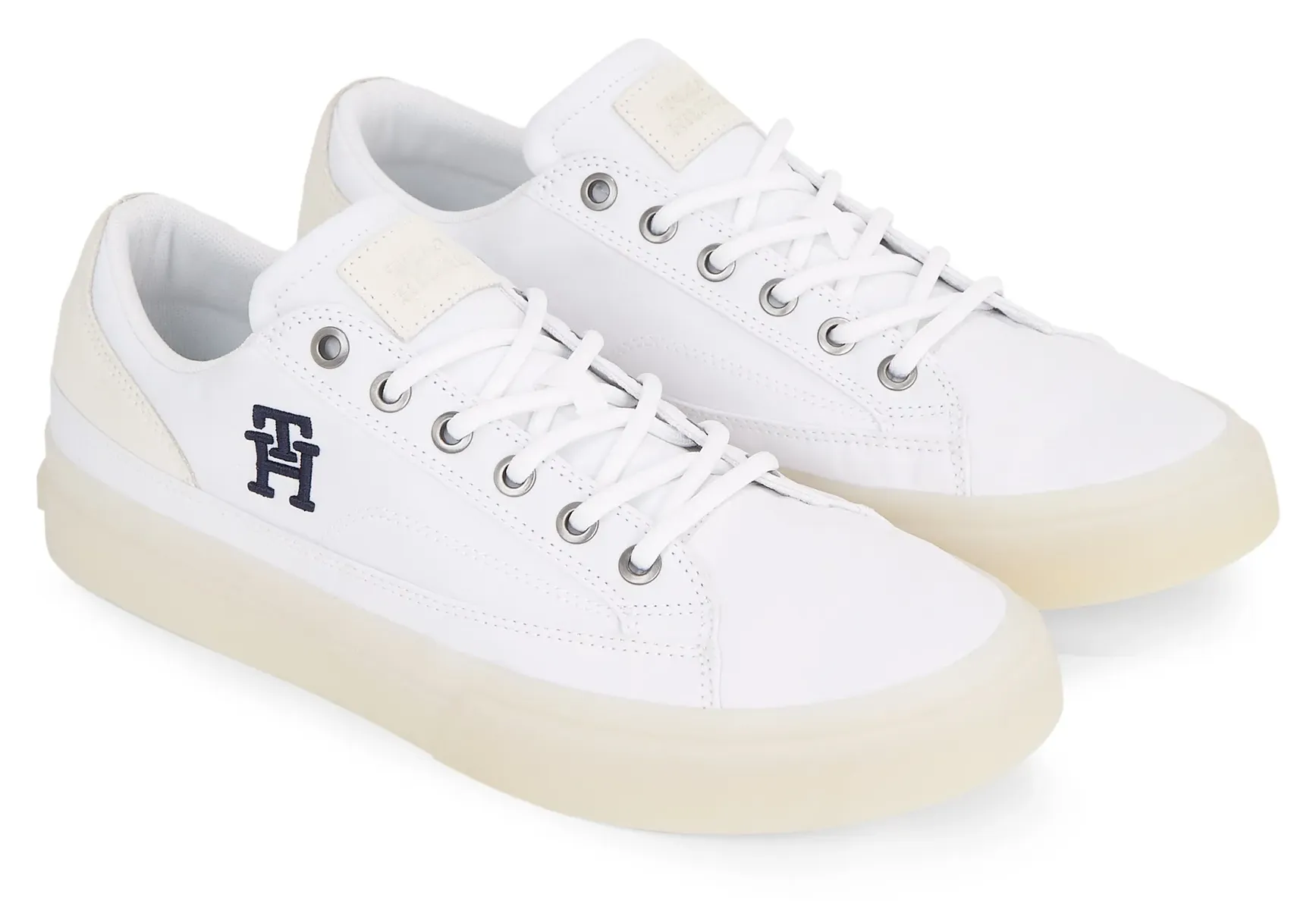

Кроссовки Tommy Hilfiger "TH HI VULC STREET LOW MIX", белый