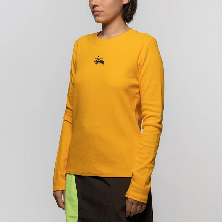 Футболка женская Stussy, оранжевый — фото 3