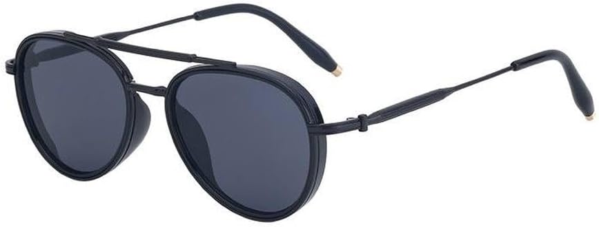 

Классические солнцезащитные очки в металлической оправе для мужчин и женщин, роскошные ретро-очки, нейтральные, для путешествий, с защитой от УФ-излучения UV400, SUN1725 Generic, C1blackgray