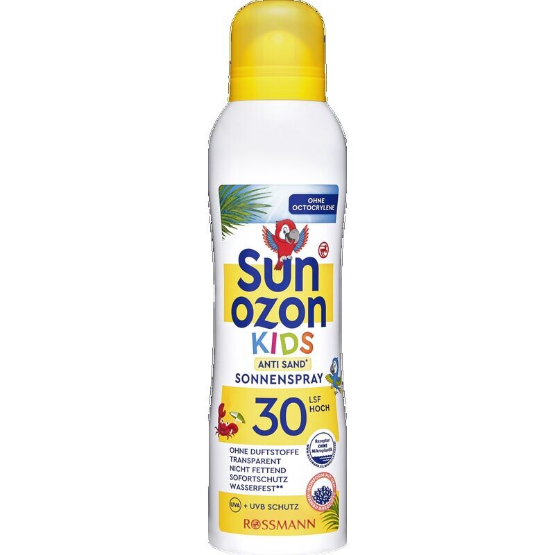 

Солнцезащитный спрей Anti Sand* SPF 30 sunozon, 200 ml
