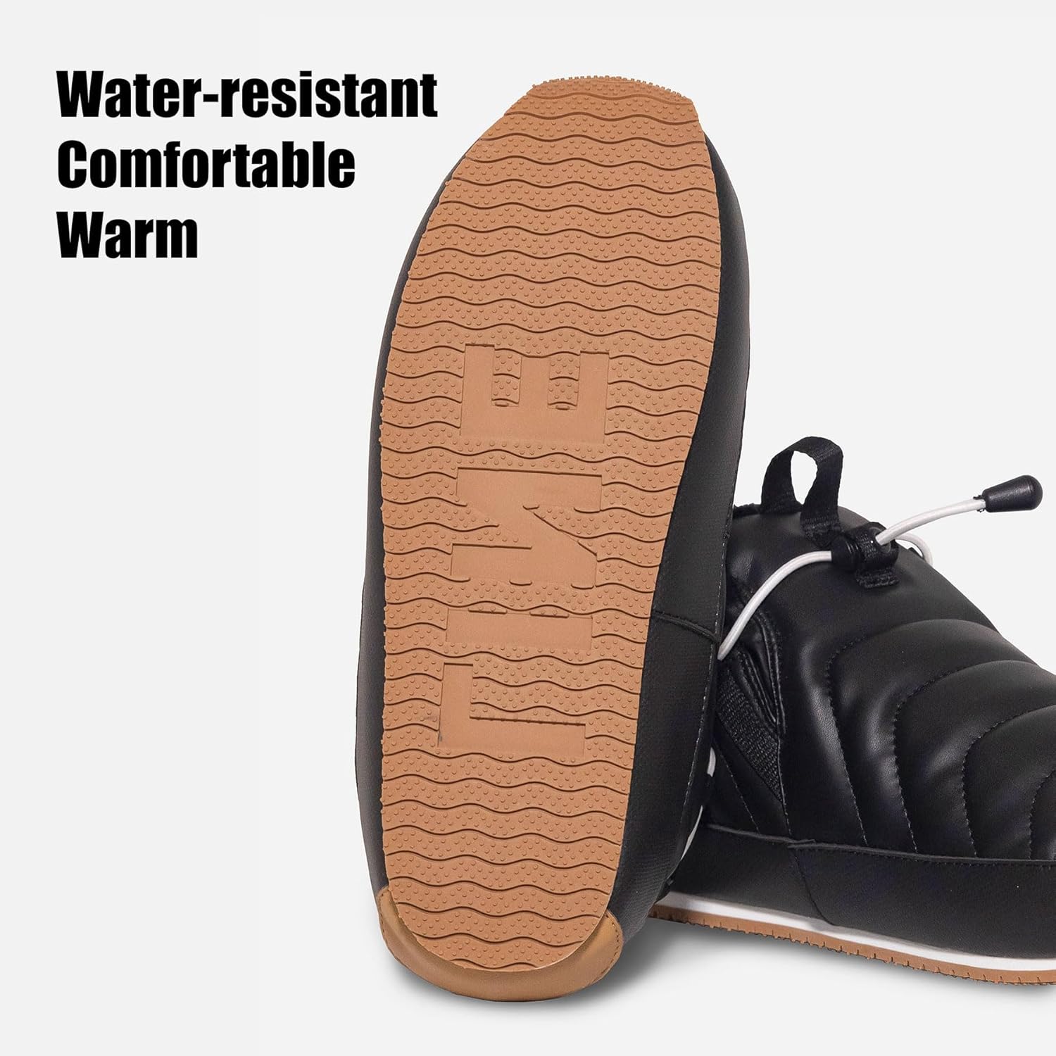 Ботинки LINE Unisex Adult BOOTIE 1.0 - легкие водостойкие зимние ботинки для отдыха после катания на лыжах с откидной пяткой и застежкой-пряжкой, черный — фото 3