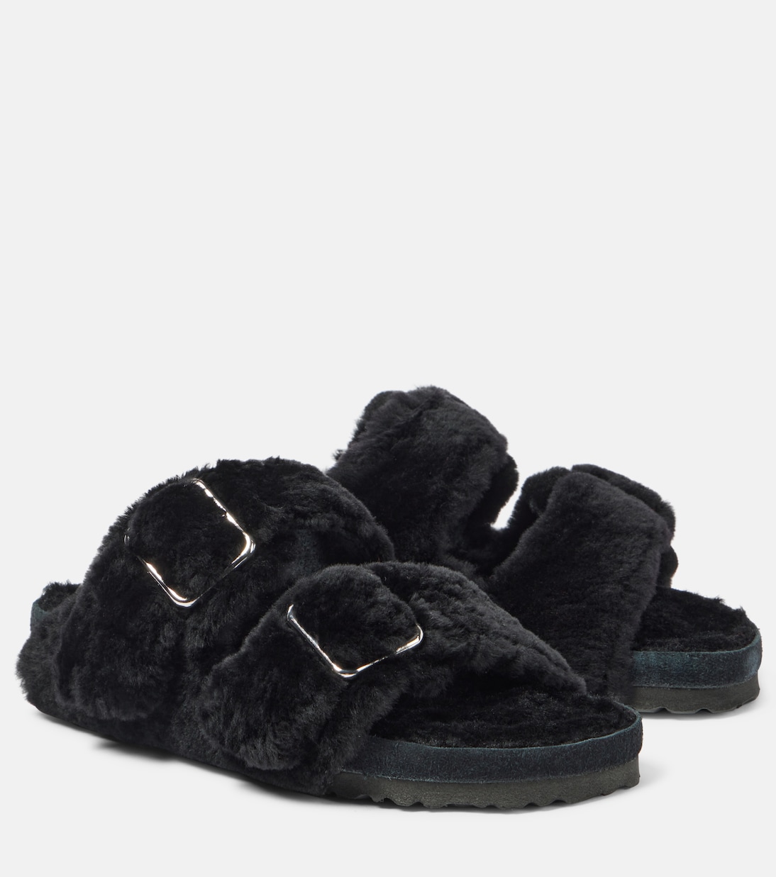 Сандалии из овчины Аризона Birkenstock 1774, черный