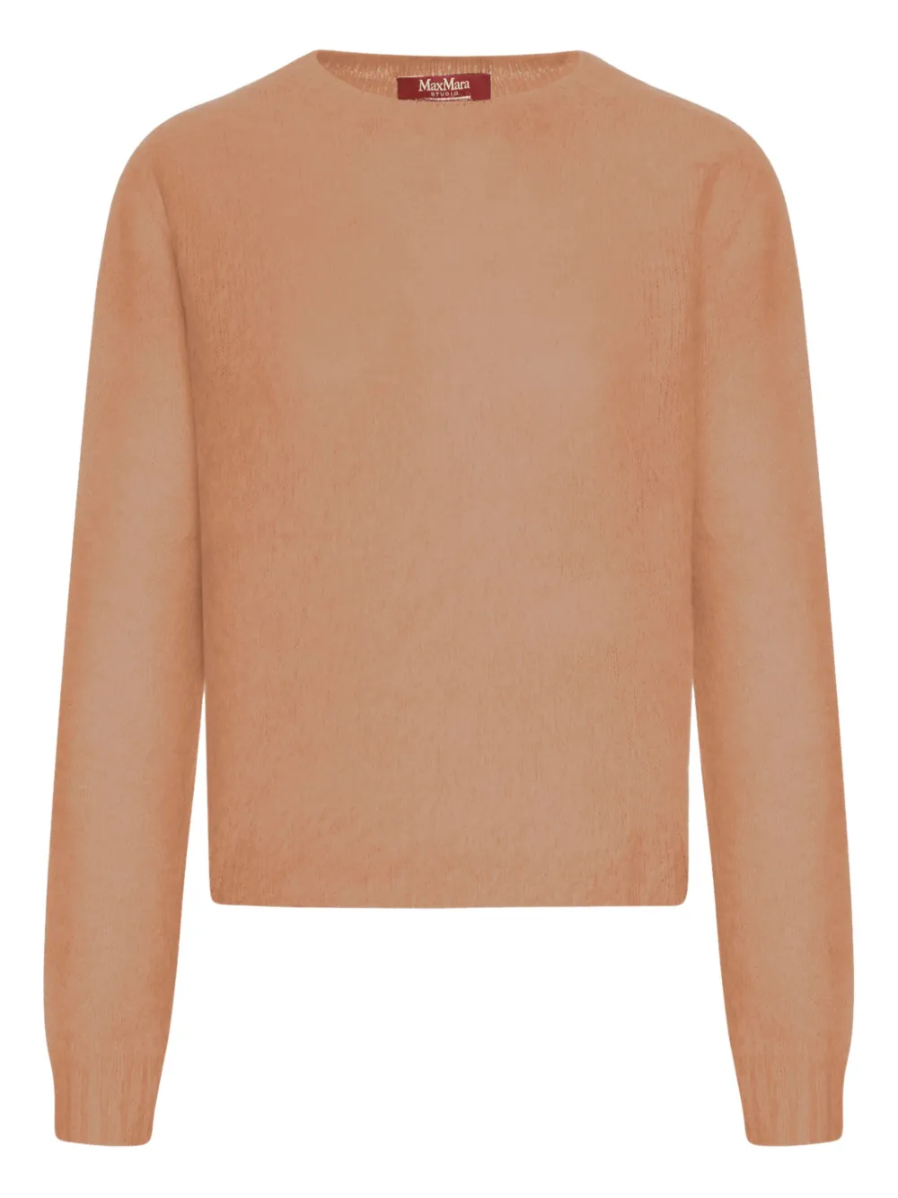 

Джемпер с круглым вырезом MAX MARA, коричневый