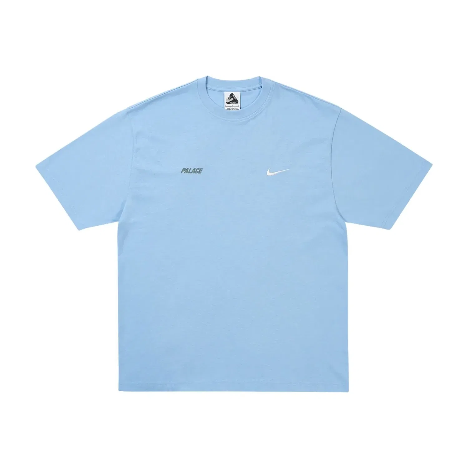 Футболка Nike x Palace Font Swoosh 'Sky Blue' P28NTS004, синий — фото 2