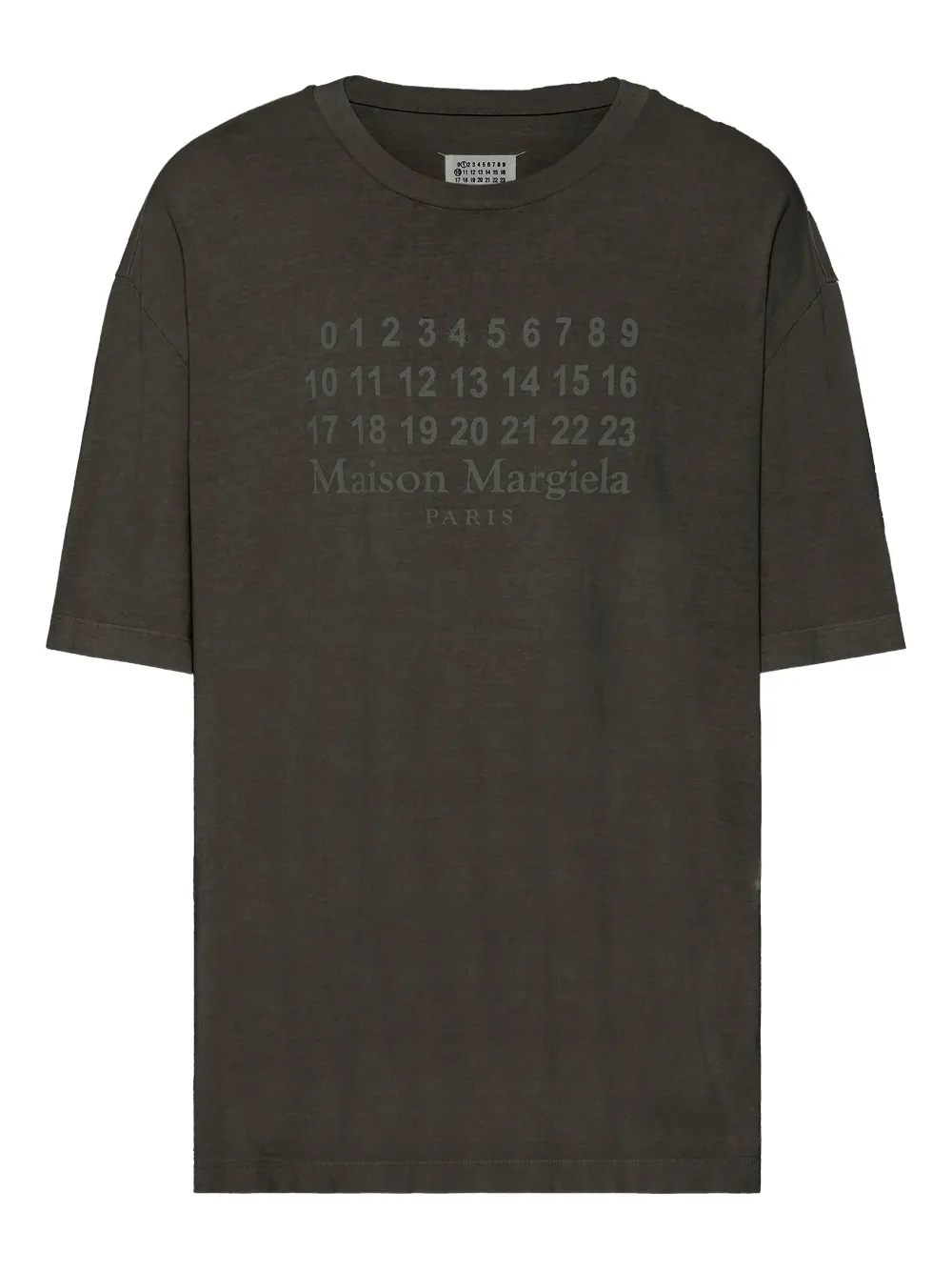 

Футболка с принтом MAISON MARGIELA, серый