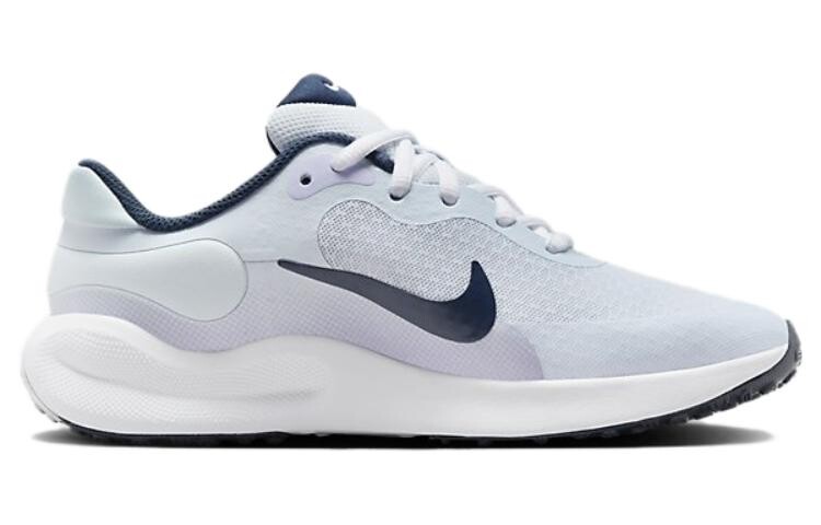 Nike REVOLUTION 7 Кроссовки для женщин, Gray Two/Arctic Night F23/Lucid Lemon F23 — фото 3