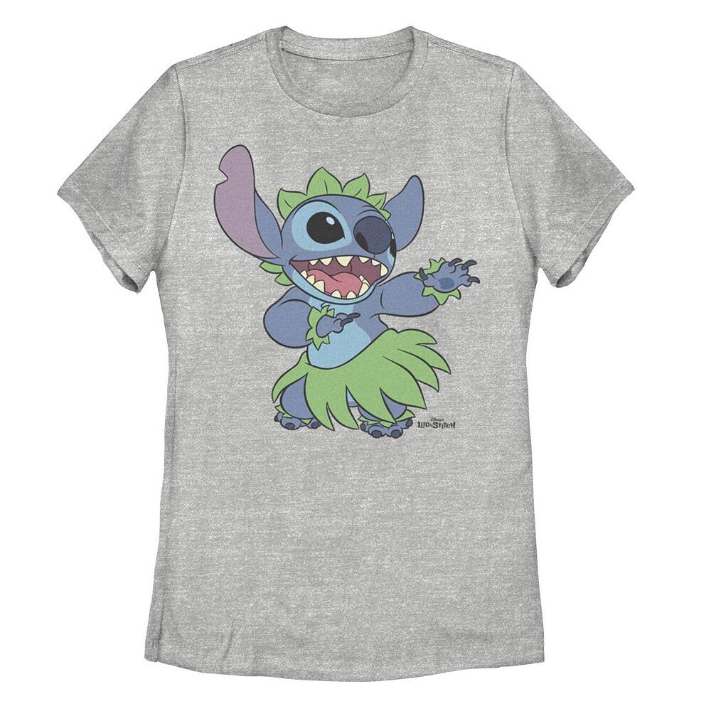 

Футболка Disney's Lilo & Stitch Juniors с рисунком танца хула Licensed Character, цвет Athletic Heather