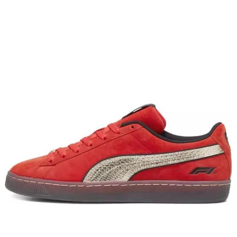 

Кроссовки PUMA x Formula 1 Shanghai GP Suede 'Pop Red Gold', красный