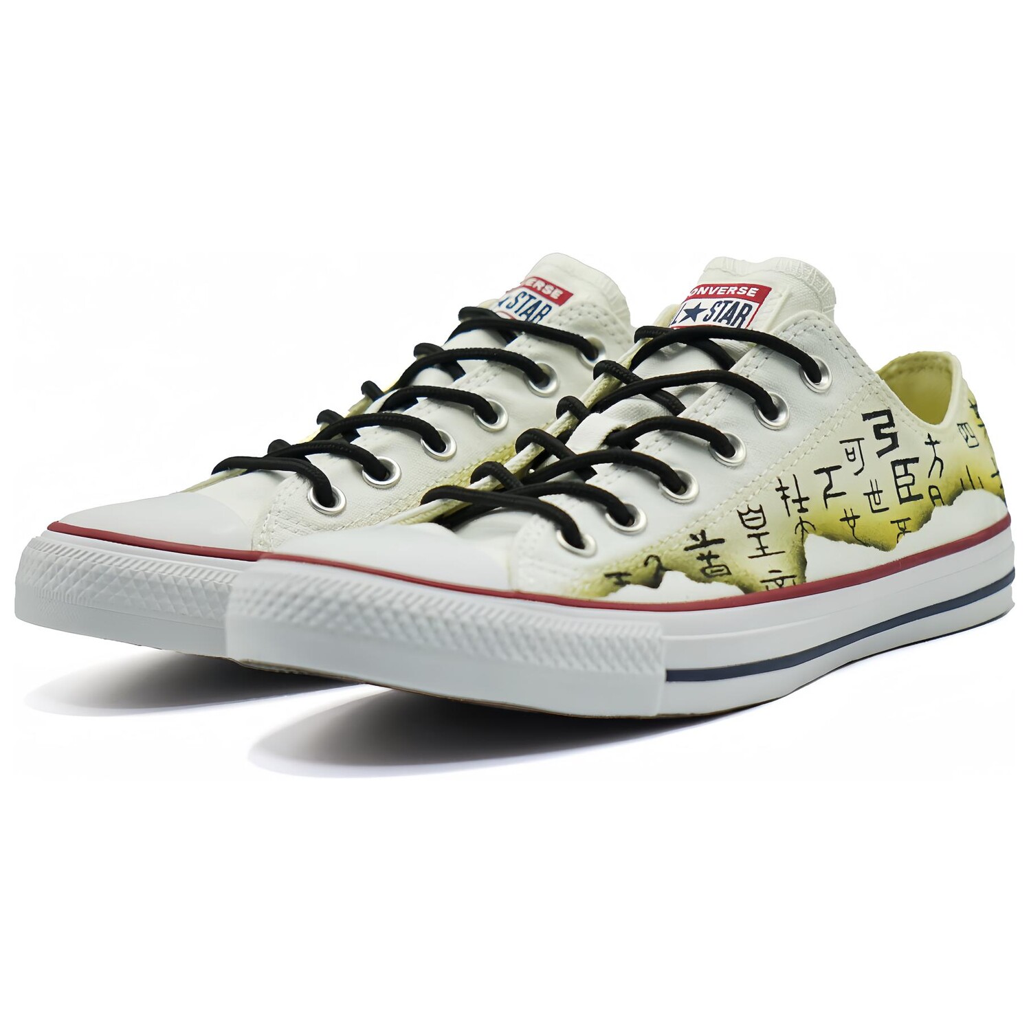 Кроссовки Chuck Taylor All Star Canvas унисекс с низким верхом желтого/бежевого цвета Converse — фото 2