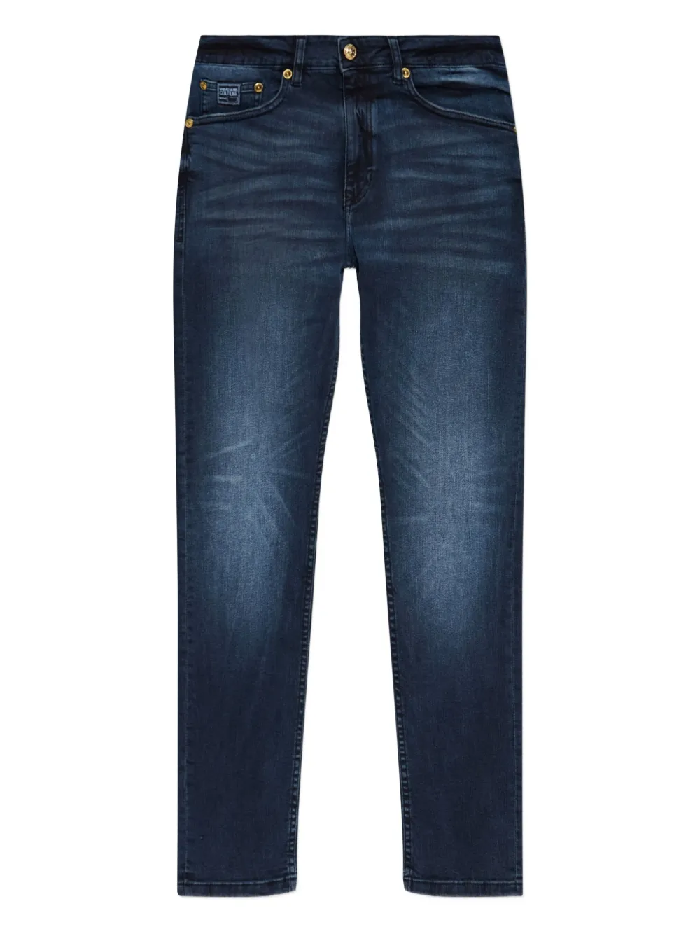 

Джинсы с нашивкой-логотипом Versace Jeans Couture, синий