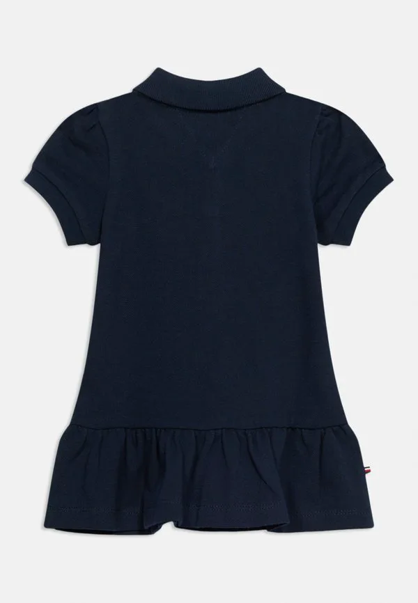 Платье-Рубашка поло с коротким рукавом из ткани пике. Tommy Hilfiger, Dark Night Navy — фото 2