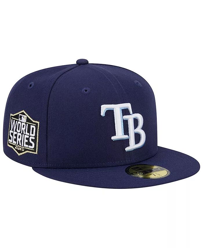 

Мужская темно-синяя бейсболка Tampa Bay Rays 2020 World Series Team Color 59FIFTY New Era