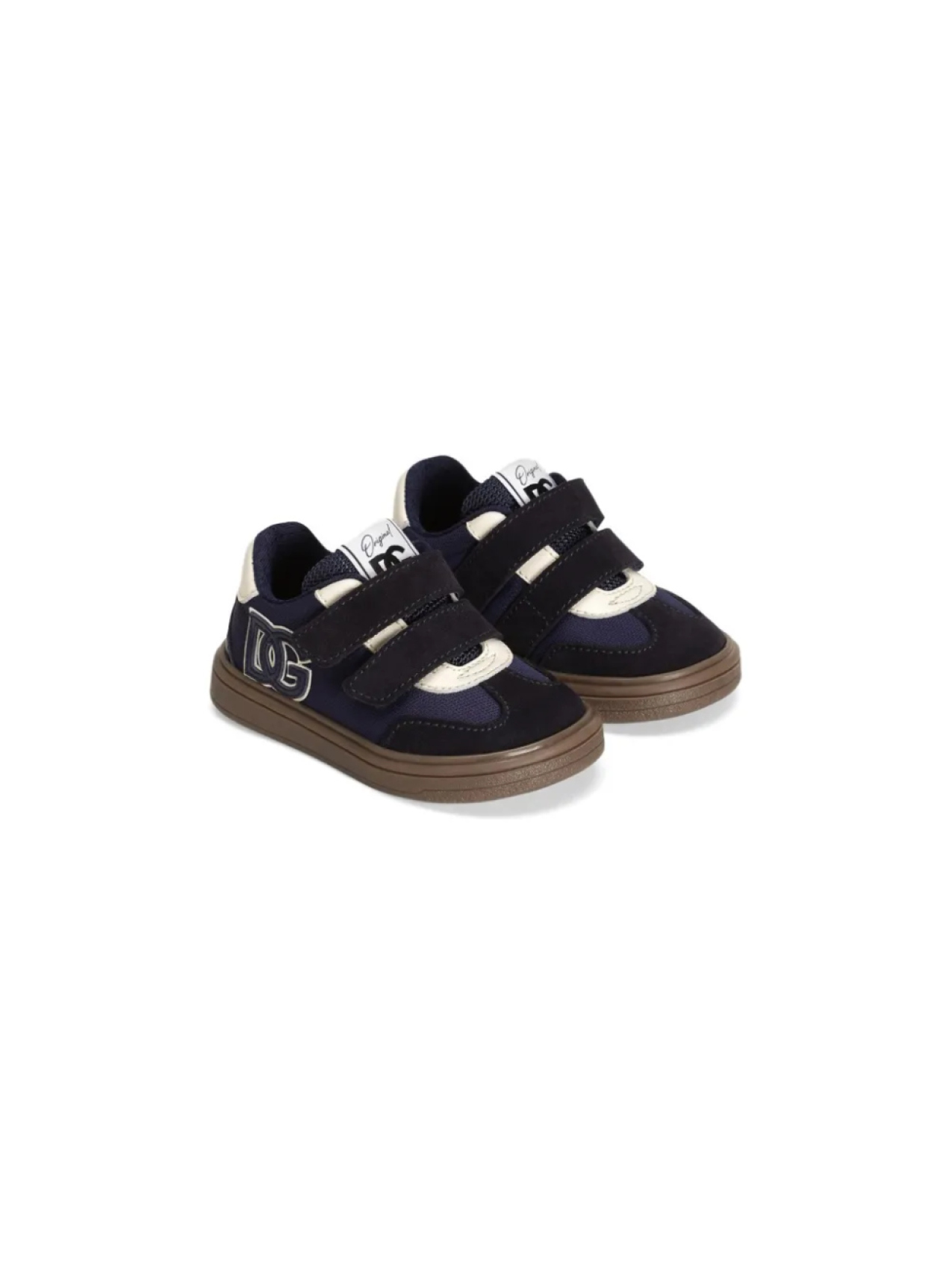 

Dolce & Gabbana Kids кроссовки с нашивкой-логотипом, синий