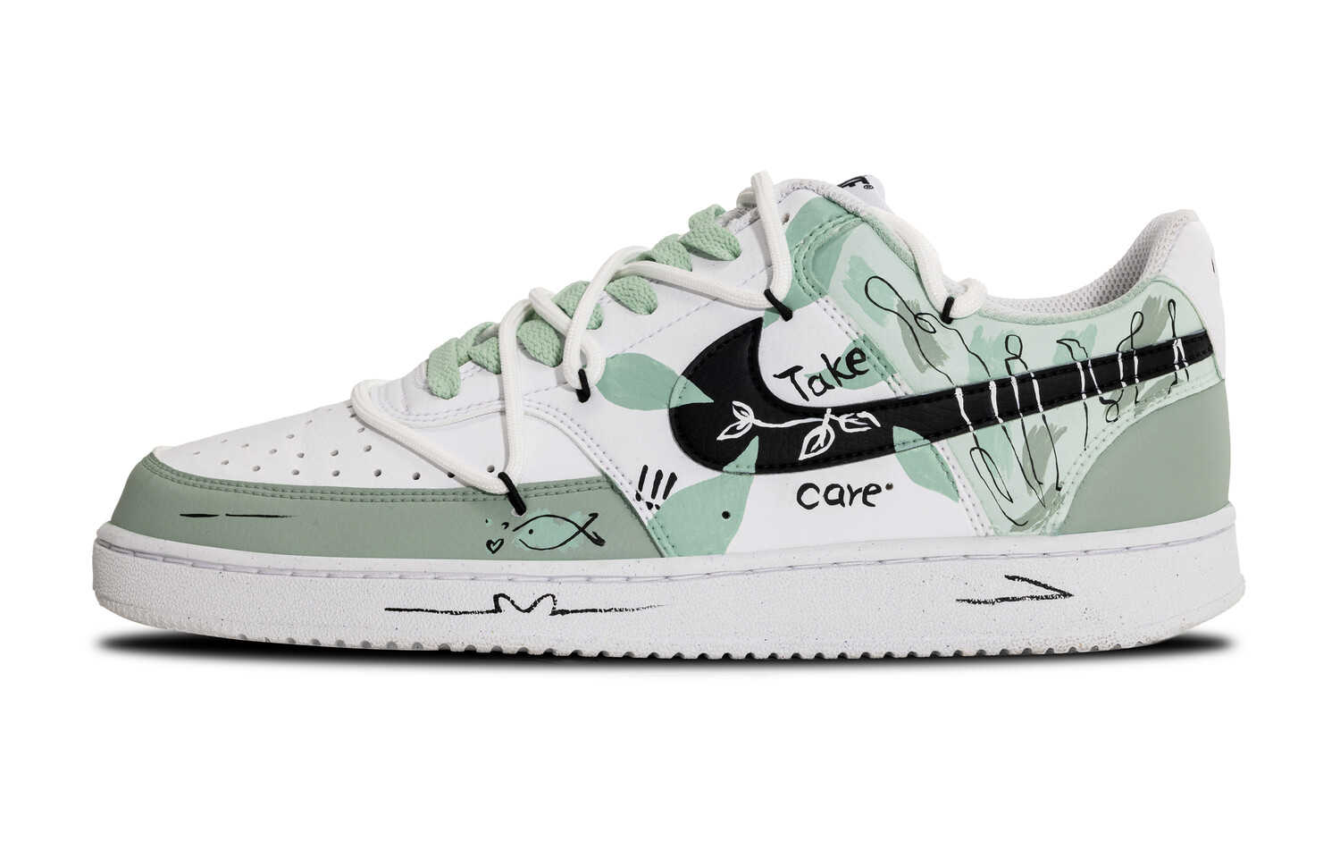

Мужские кроссовки для скейтбординга Nike Court Vision 1, Green