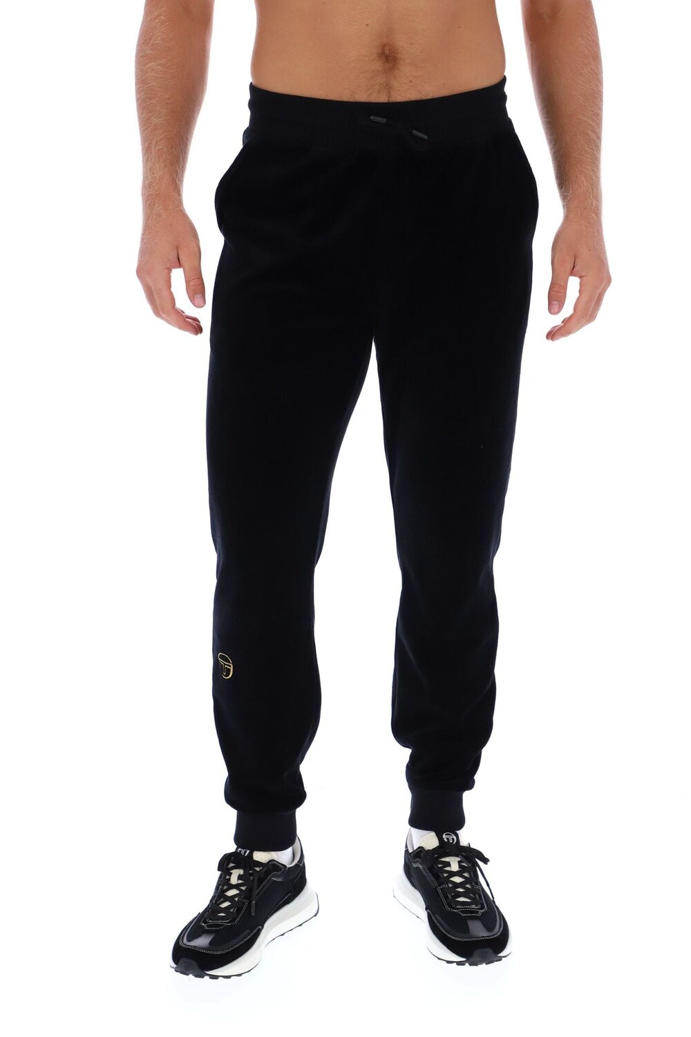 

Спортивные велюровые кроссовки Court Track Sergio Tacchini, черный