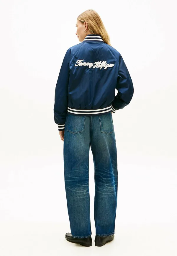 Бомбер с аппликацией логотипа Tommy Hilfiger, Dark Blue — фото 3