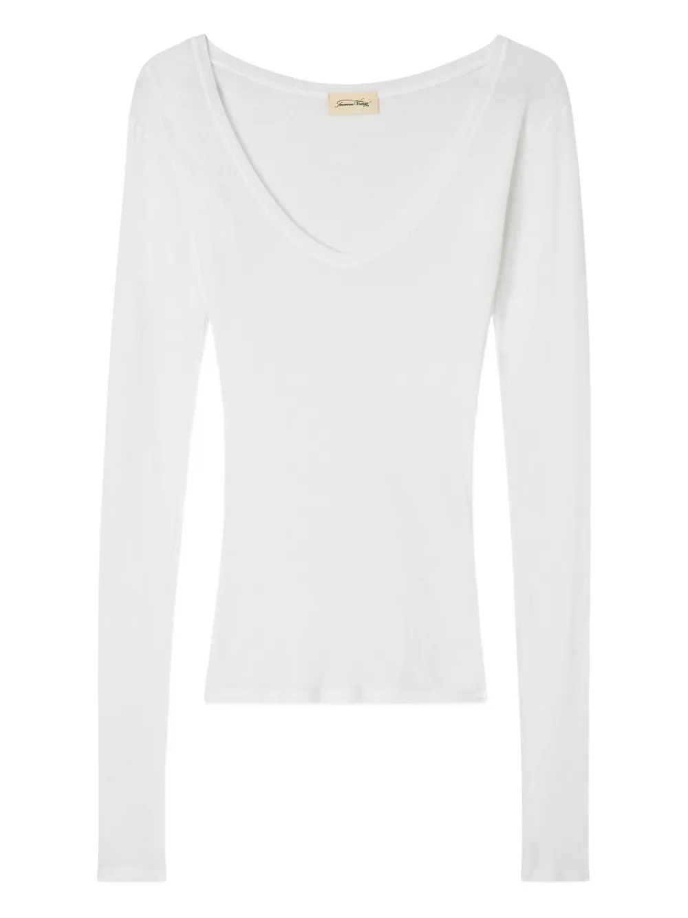 

Футболка massachusetts с u-образным вырезом American Vintage, белый