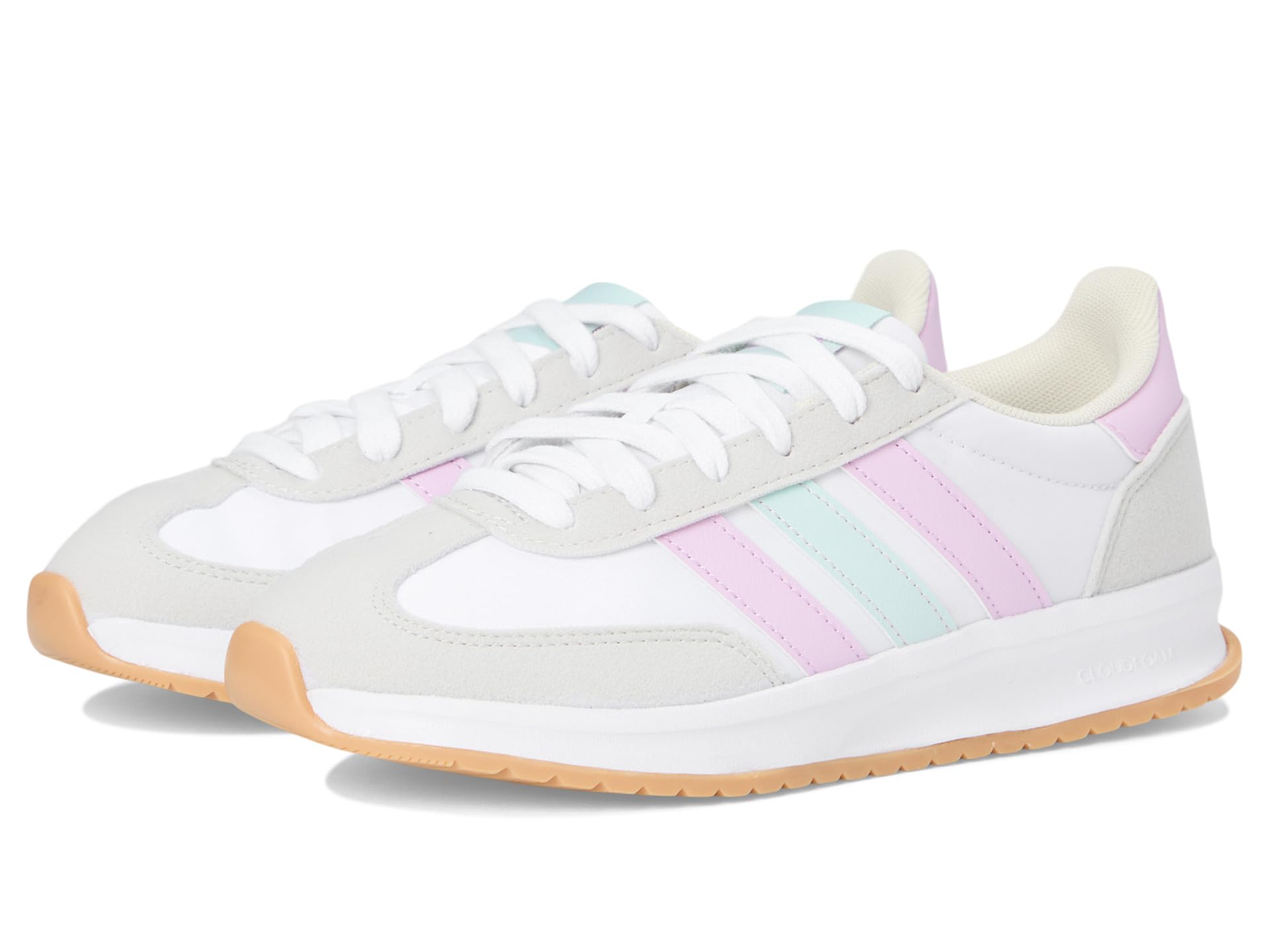 

Кроссовки Adidas Kids Run 70S 2.0 Sportswear Shoes, White/Bliss Lilac/Halo Mint