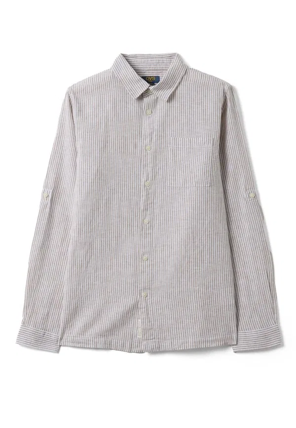 Рубашка Ovs, White Brown