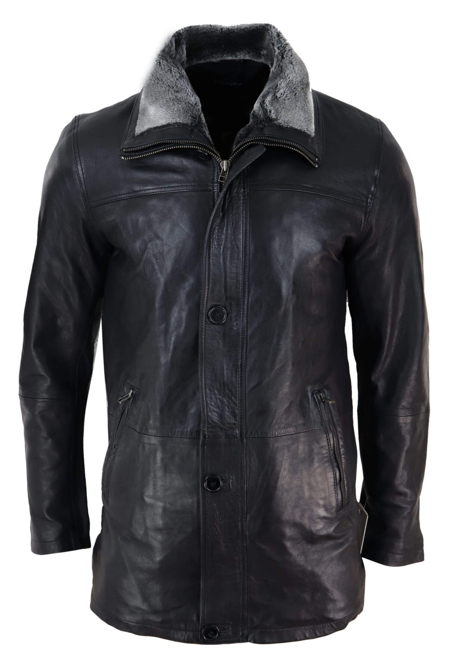 

Пальто Safari длиной 3/4 с пуговицами TruClothing, черный