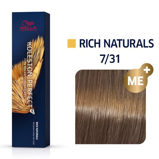 

Стойкая краска для волос 7/31 60мл Wella Koleston Perfect ME+